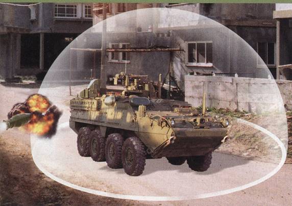 �������� ������� ���������� Trophy ����� Rafael Advanced 
Defense Systems �������� ����� �� ������ ������ ����������� ���������� �����. ������� ������� Trophy, ������������ �� ����� Merkava IV
 � ������ ������� �������, ����� ����������� Aspro-A.
