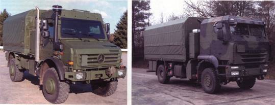 ������ Trekker ����� IVECO 5� (�����) � Daimler U5000 25 � ����� Daimler