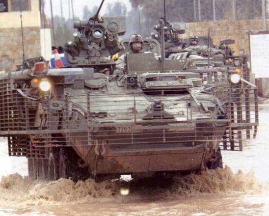 ������� 172-�� SBCT (��������� ����������� ������ Stryker) ����������� �����, ����, � ����� ������ ������������� ������� Stryker (8x8).  ������ ����� �������������� ���������� ������������ ��� ������ �� ���, ������� ����������� ������ ������.