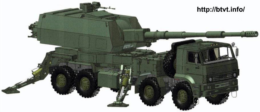 Russian &ldquo;Coalition-SV&rdquo; artillery system